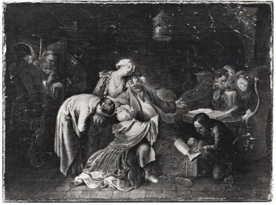 Jean Calas Bidding Farewell to His Family by Daniel Nikolaus Chodowiecki